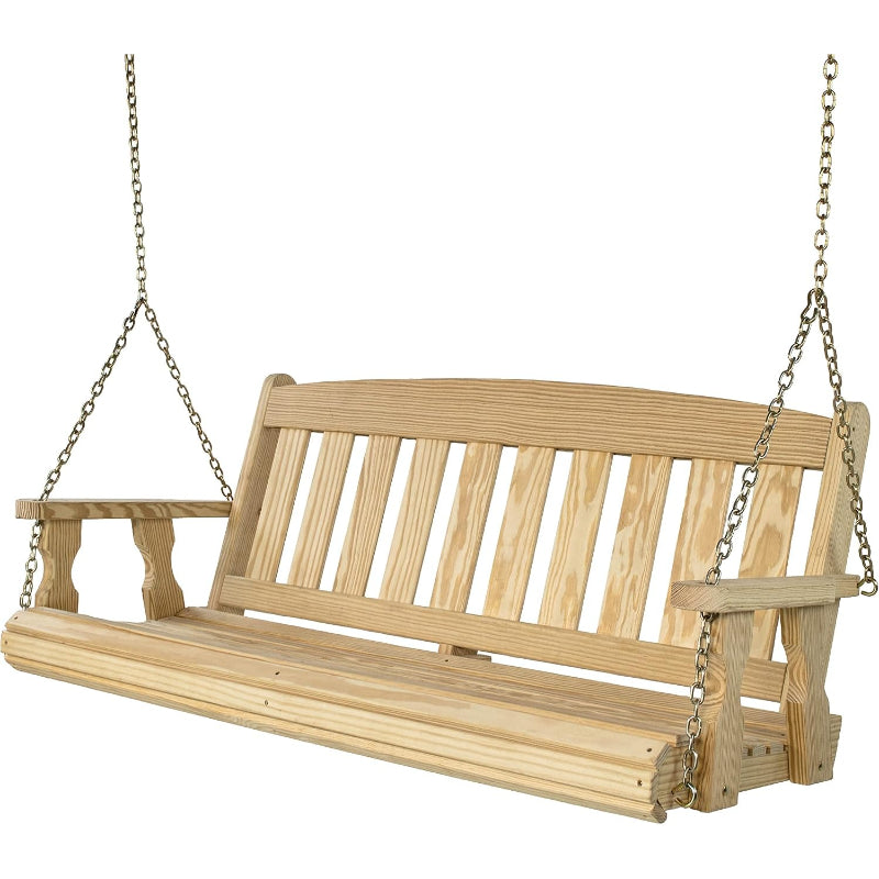 Heavy‑Duty Mission Treated Porch Swing