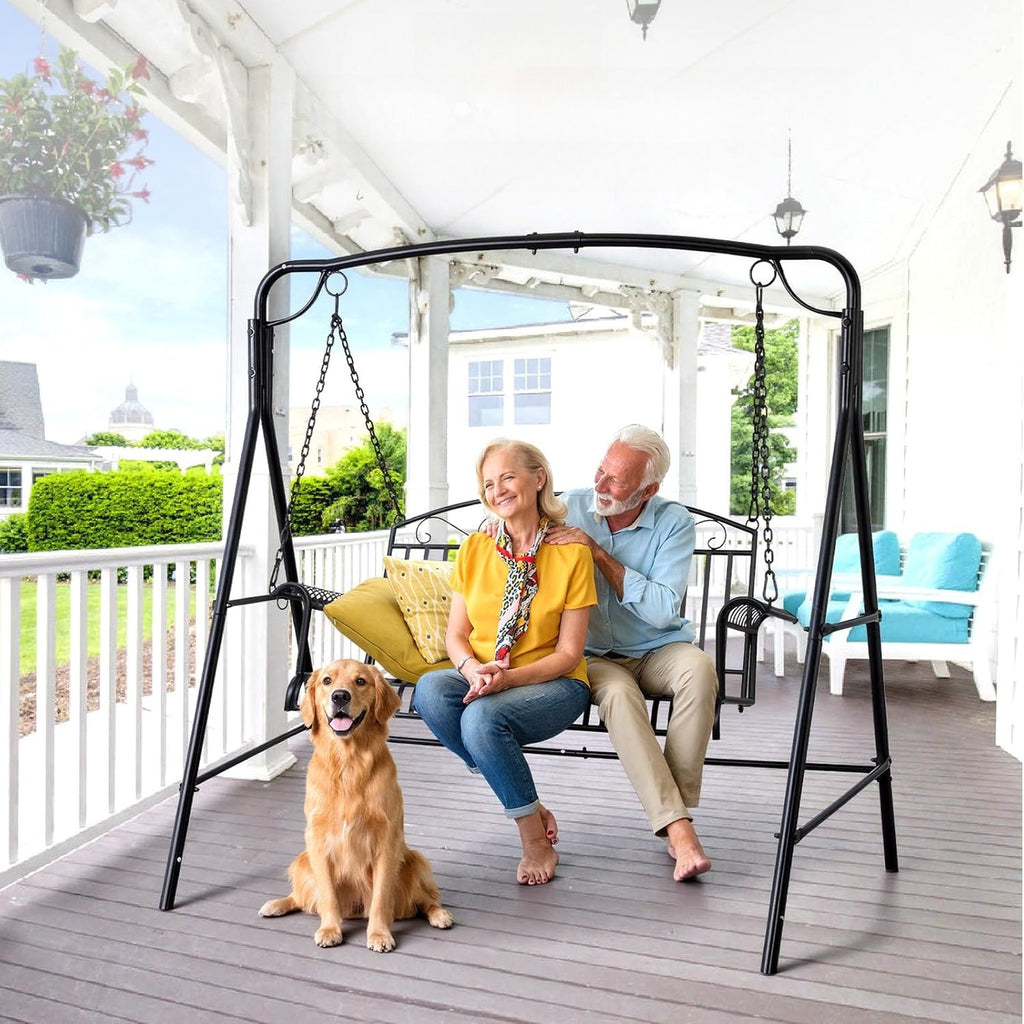 Heavy‑Duty Steel Porch Swing Stand