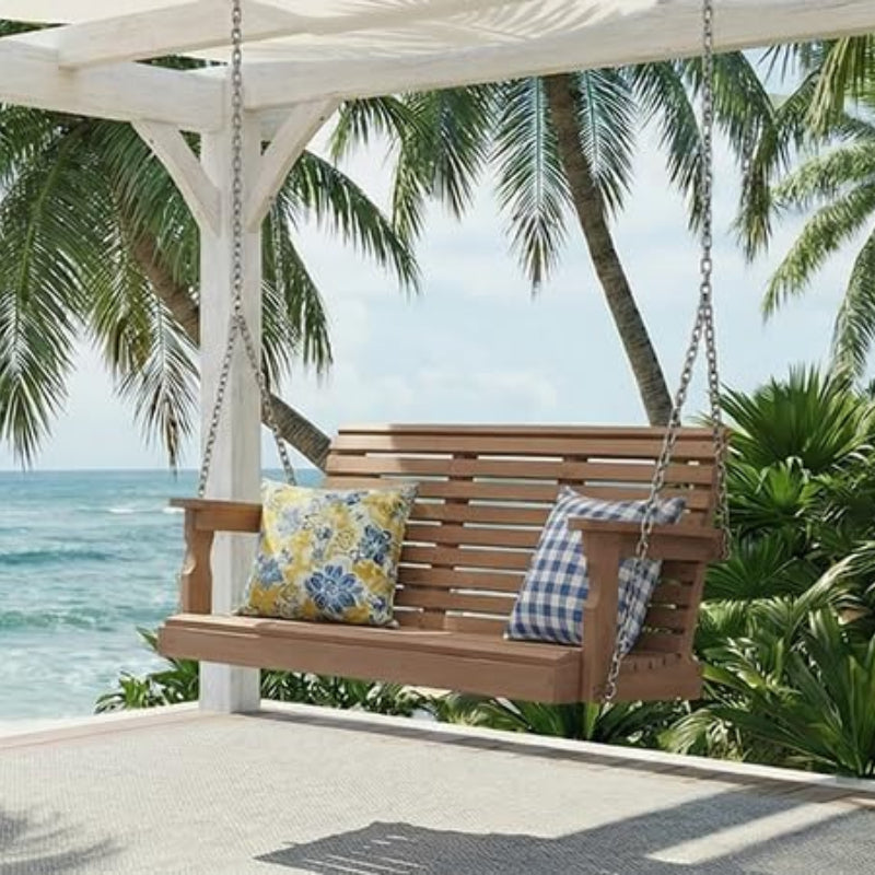 2‑Seat HDPE Hanging Porch Swing