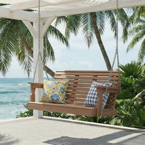 2‑Seat HDPE Hanging Porch Swing