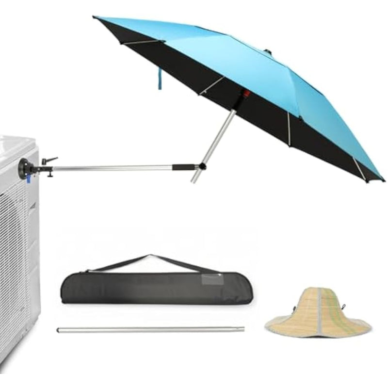 Portable Work Umbrella with Vacuum Suction Base