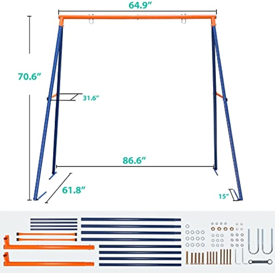 Heavy‑Duty Extra‑Large A‑Frame Swing Stand