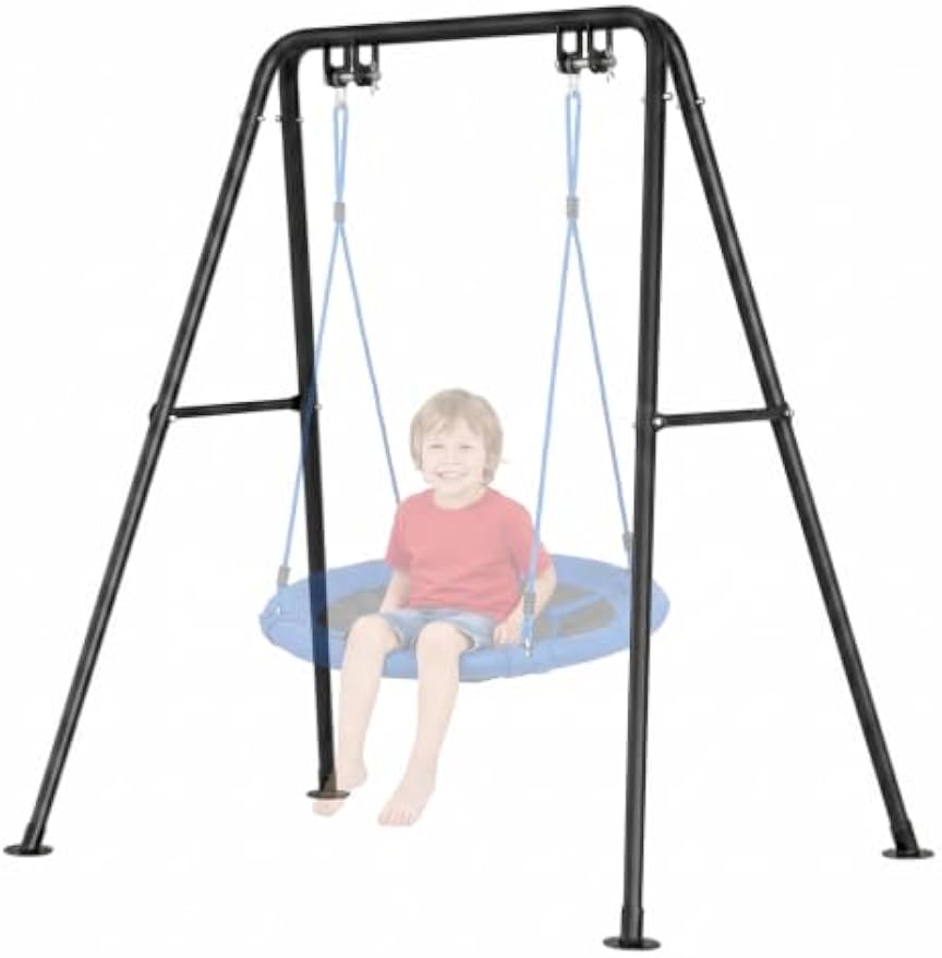 Heavy‑Duty A‑Frame Metal Swing Stand Frame