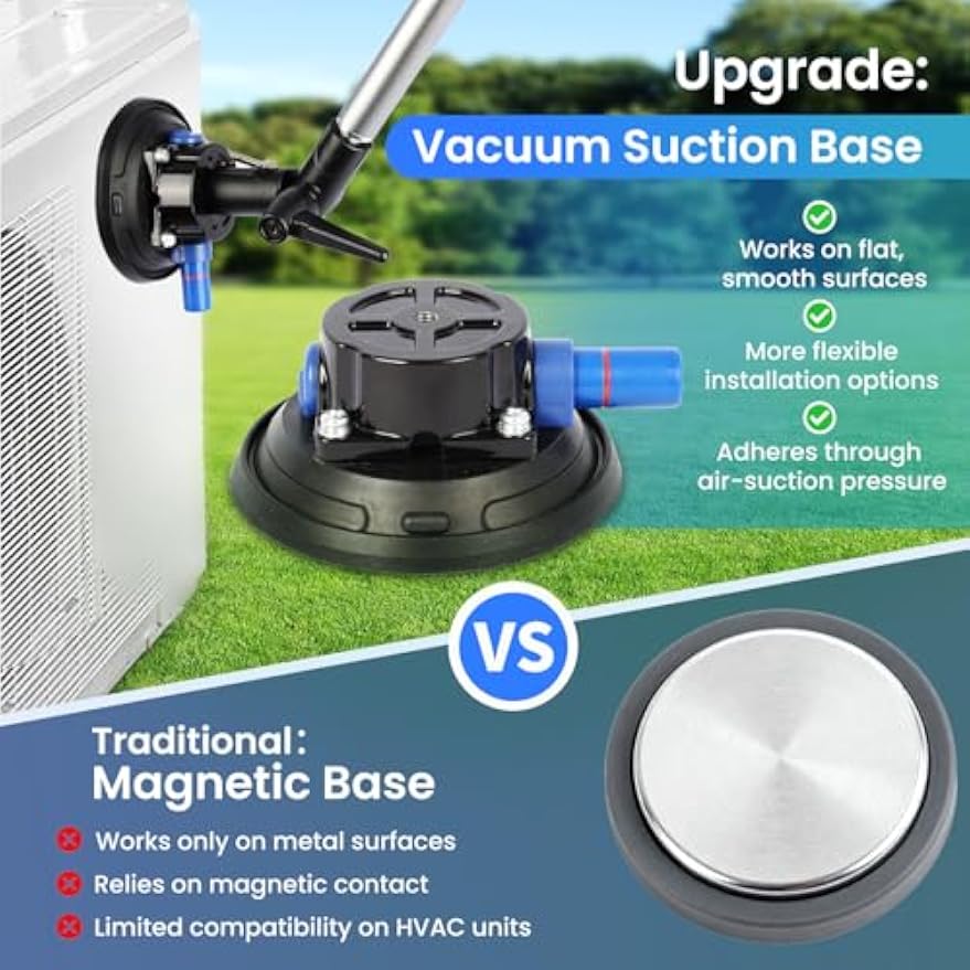 Portable Work Umbrella with Vacuum Suction Base