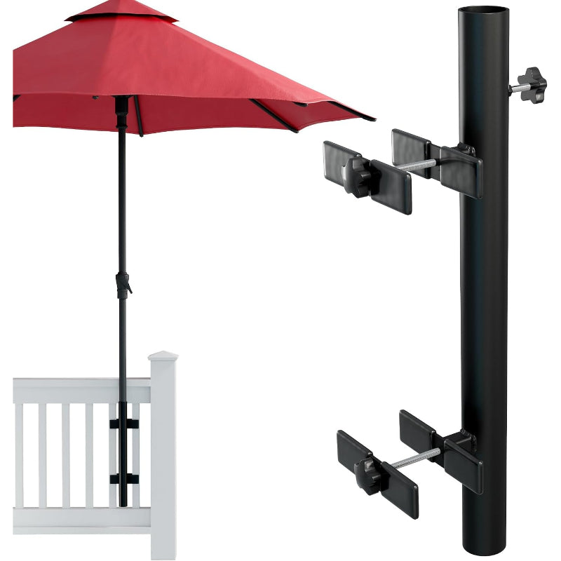 Railing‑Mount Patio Umbrella Holder