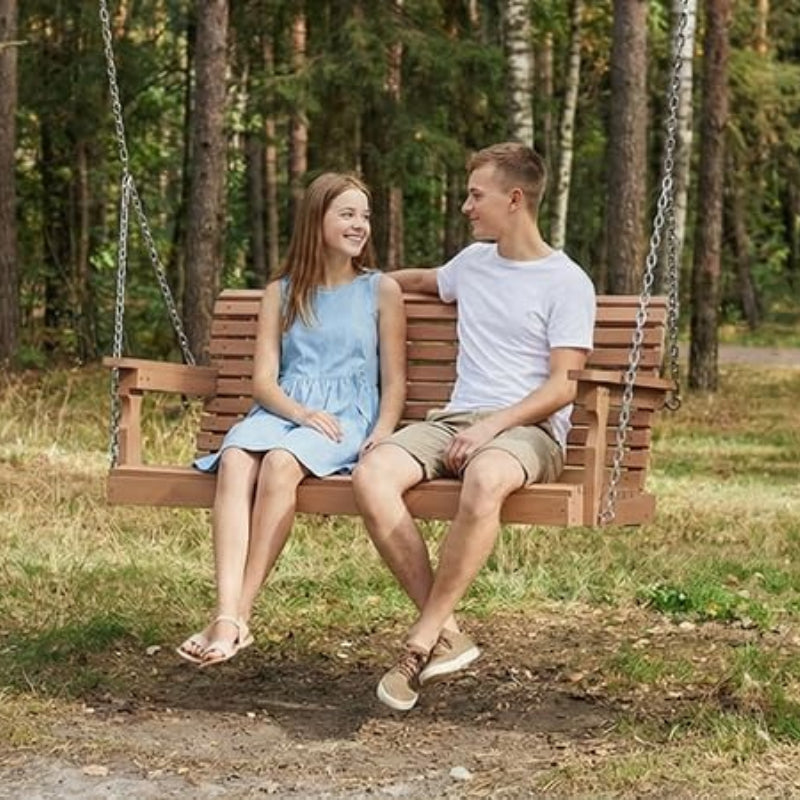 2‑Seat HDPE Hanging Porch Swing