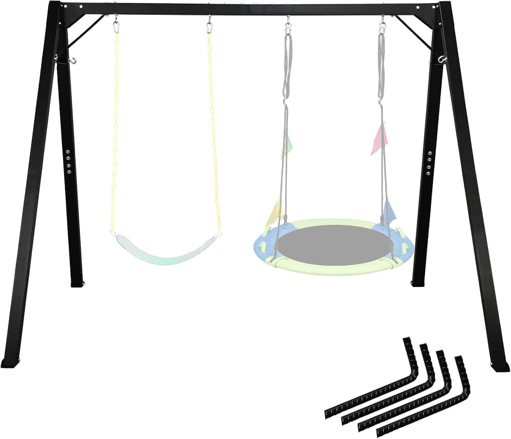 Extra‑Large Heavy‑Duty A‑Frame Metal Swing Stand