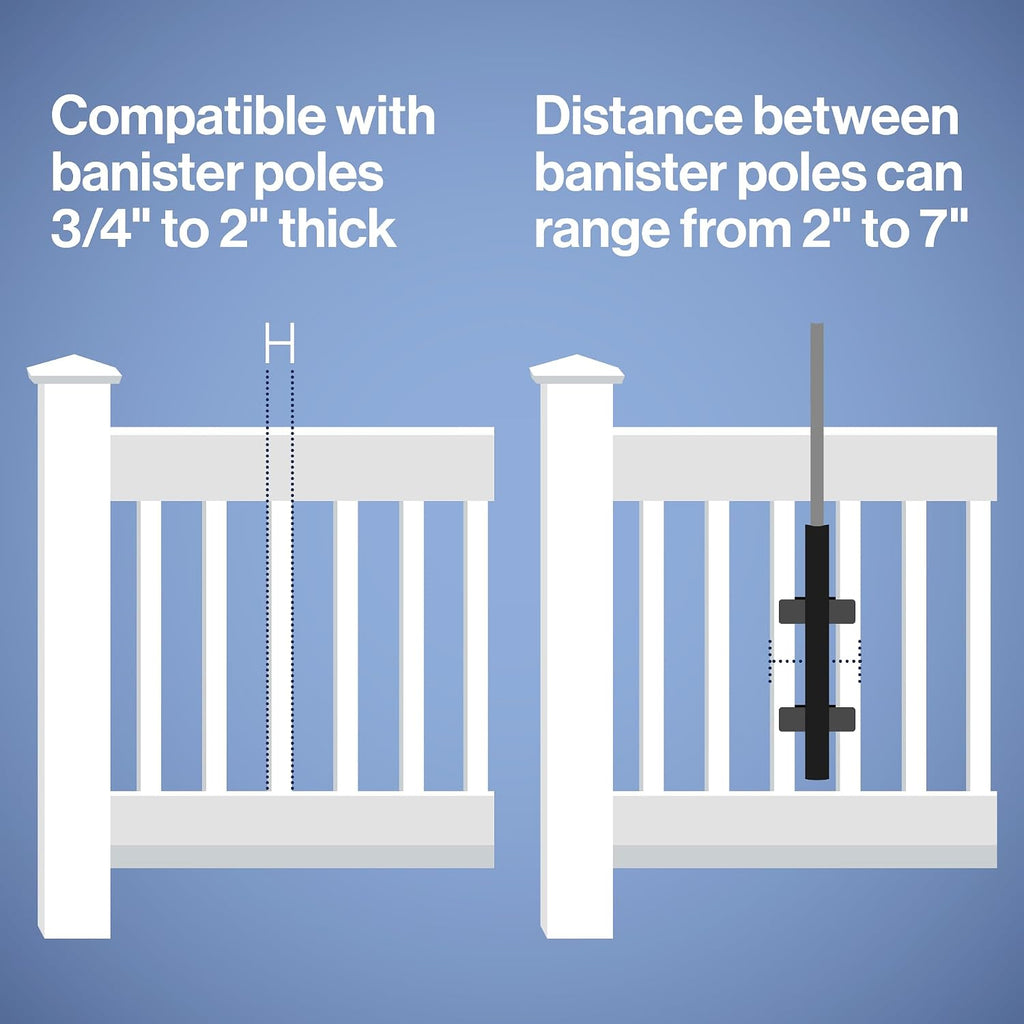 Railing‑Mount Patio Umbrella Holder
