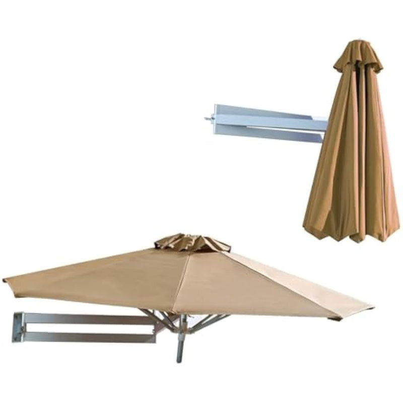 Wall‑Mounted Adjustable Outdoor Patio Parasol