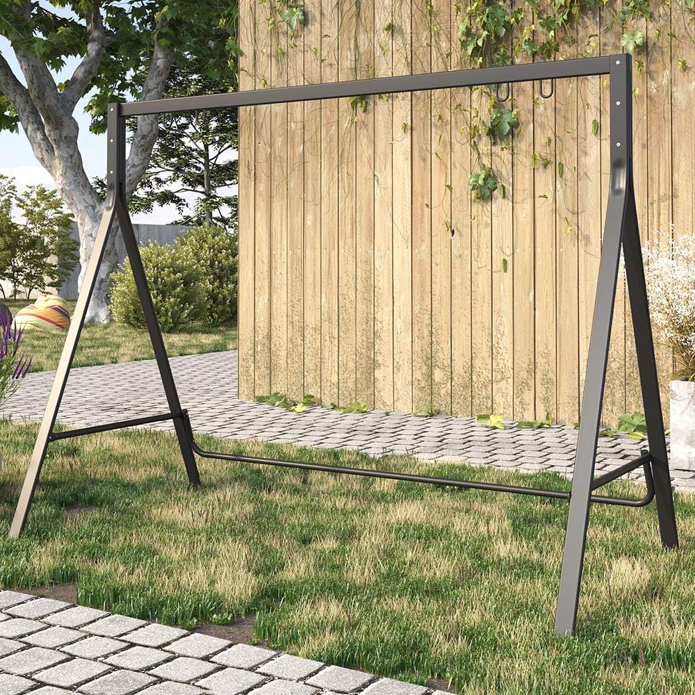 Heavy‑Duty Metal Porch Swing Stand Frame