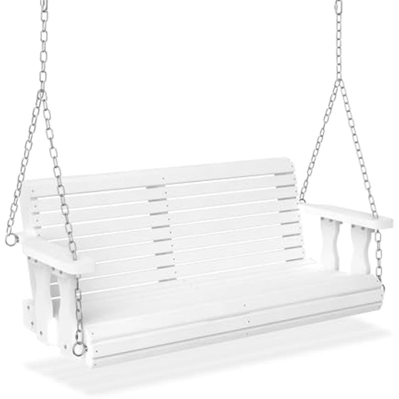 Heavy‑Duty Wooden Porch Swing